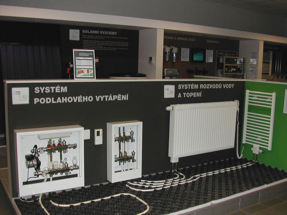  prezentační systém na vzorové výrobky